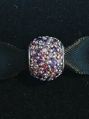 Authentic Pandora Pavé Lights Multi-Colored Charm – 791261ACZMX Sterling Silver